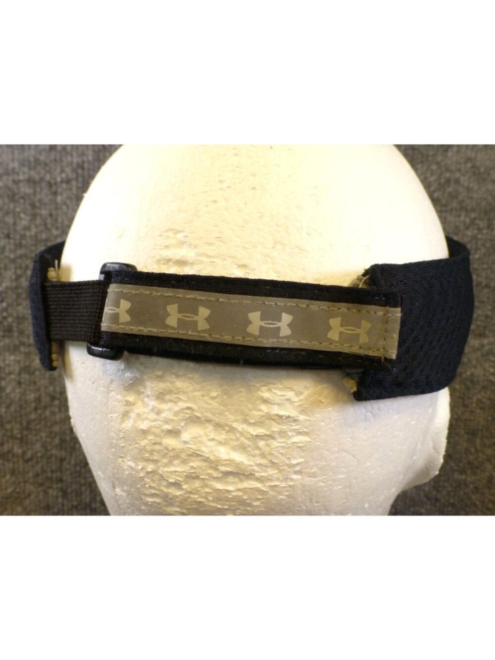 Under Armour Black Adjustable Athletic Visor Hat With Logo Lightweight Breathabl - Picture 4 of 8